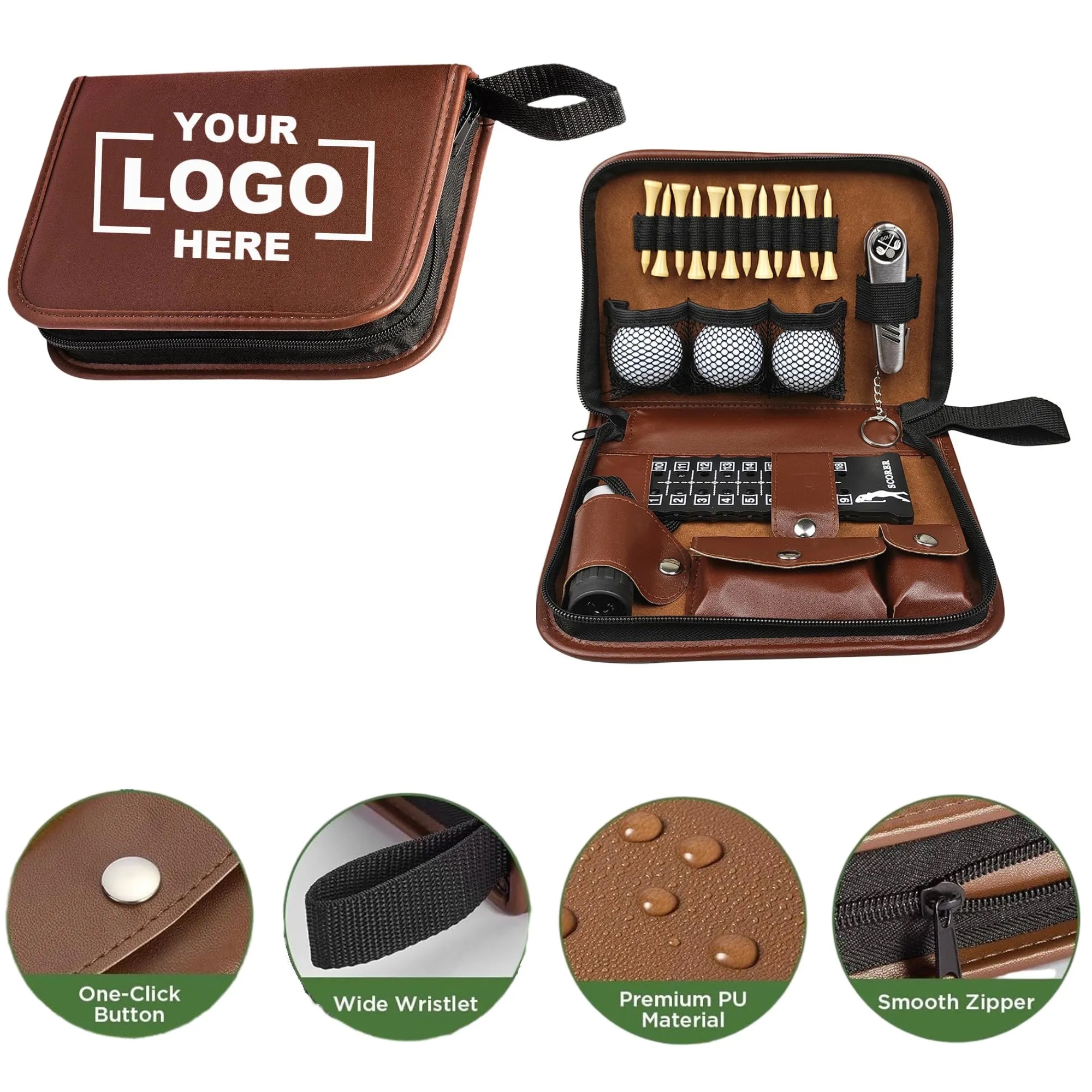 Golf Ball Accessories Seven Piece Gift Set Free Shipping