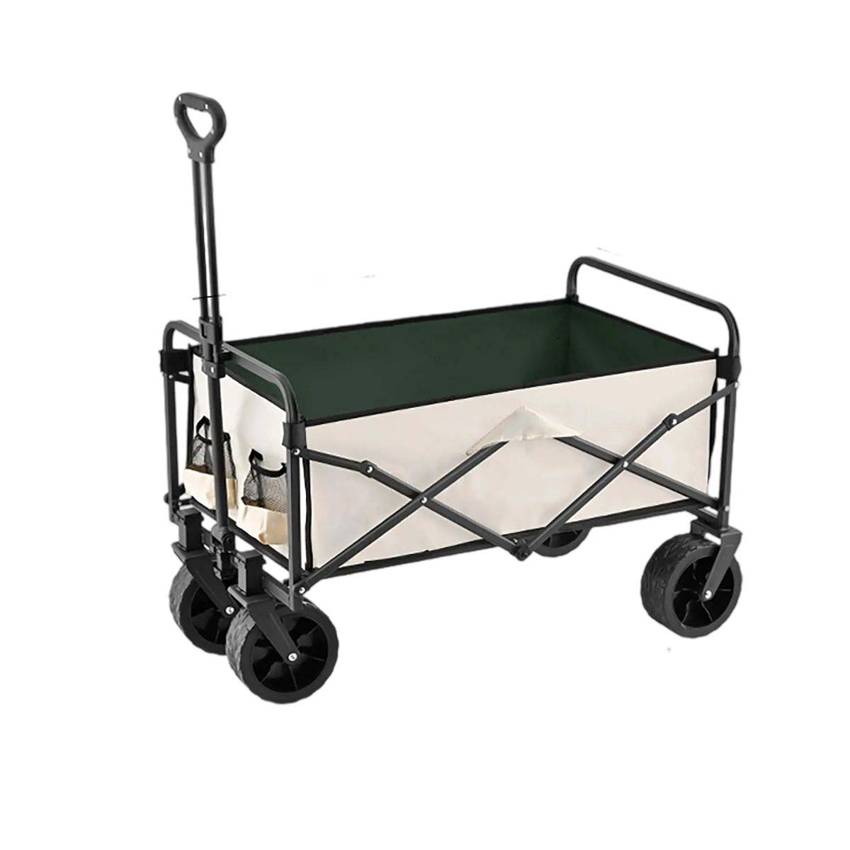 Foldable Outdoor Cart with Brakes and Large Capacity 2