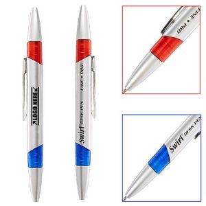 Silver Dual Tip Pen 14