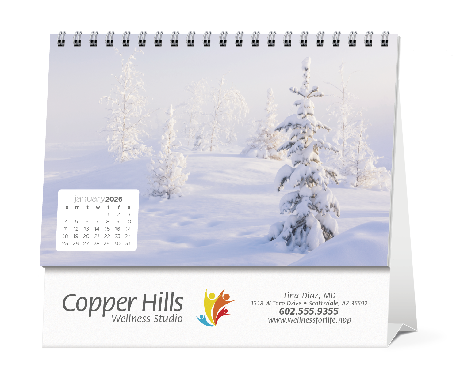 Triumph® Calendars Simplicity Large Desk Calendar 53