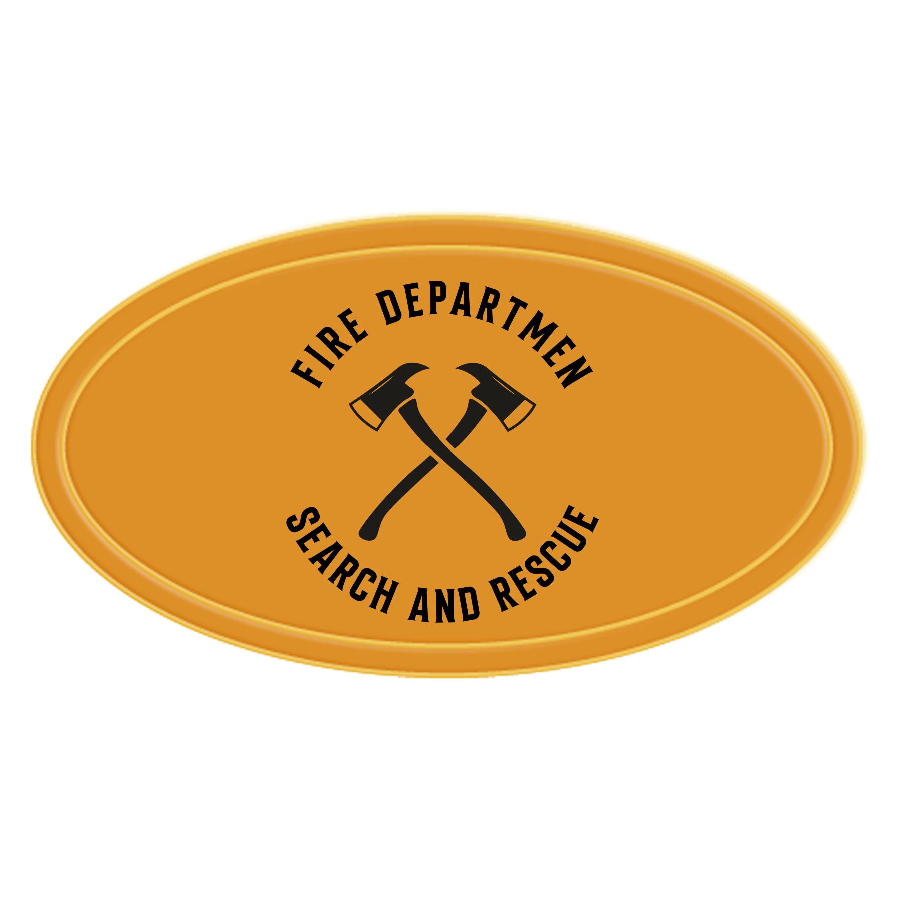 Reflective Oval Shape Sticker 22