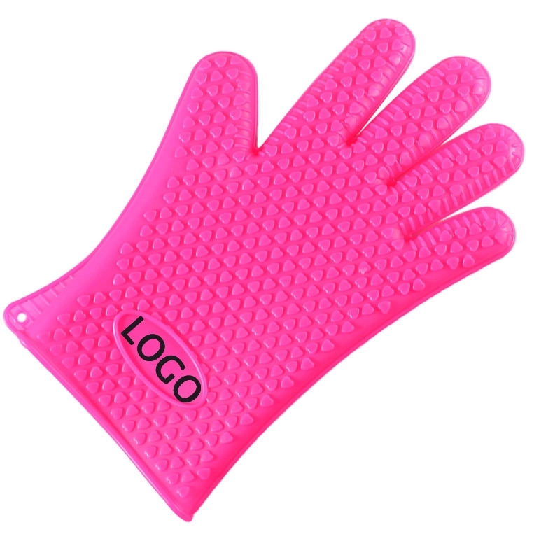 Custom Gift Silicone Baking Oven Mitt & BBQ Gloves 9