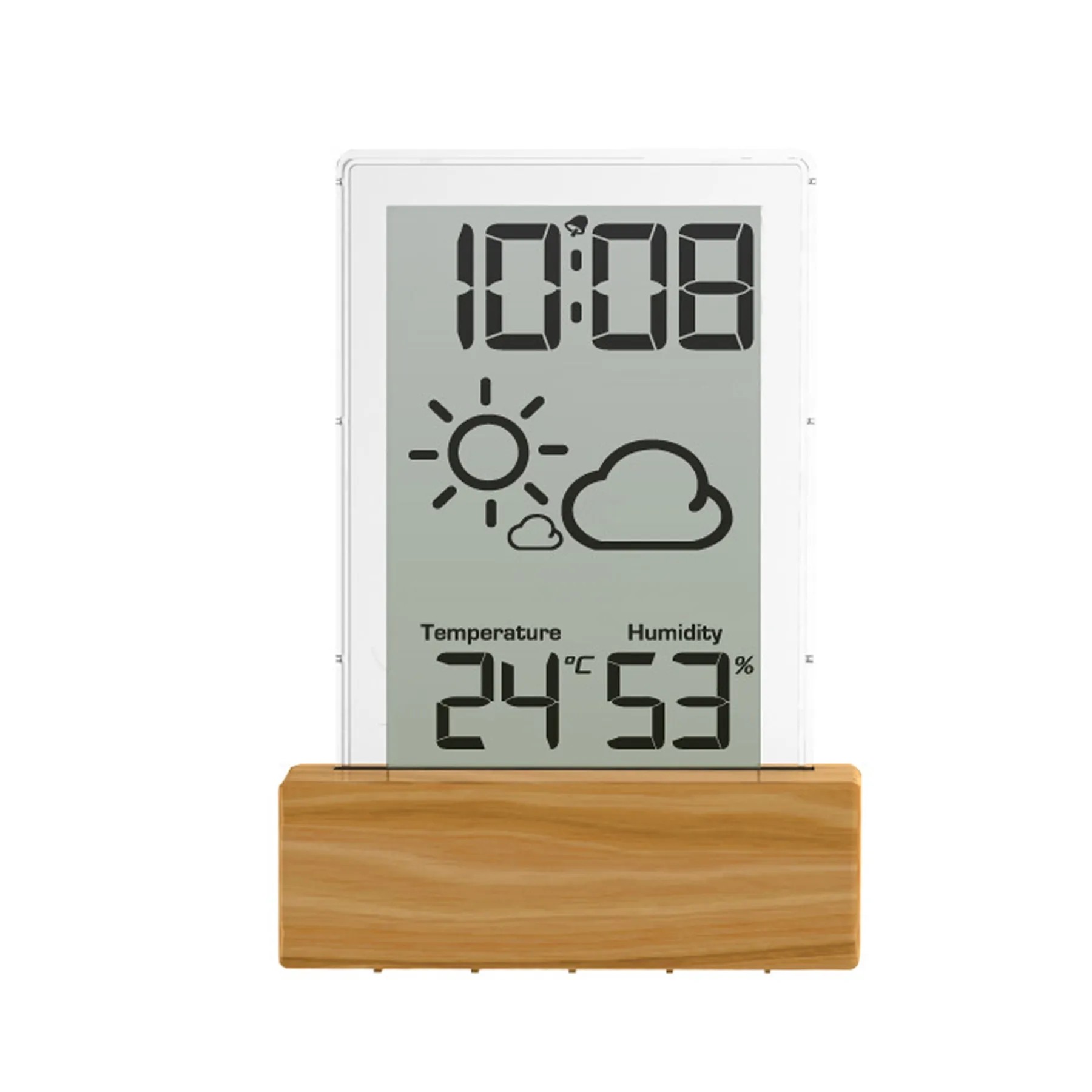Digital Temperature And Humidity Alarm Clock 2