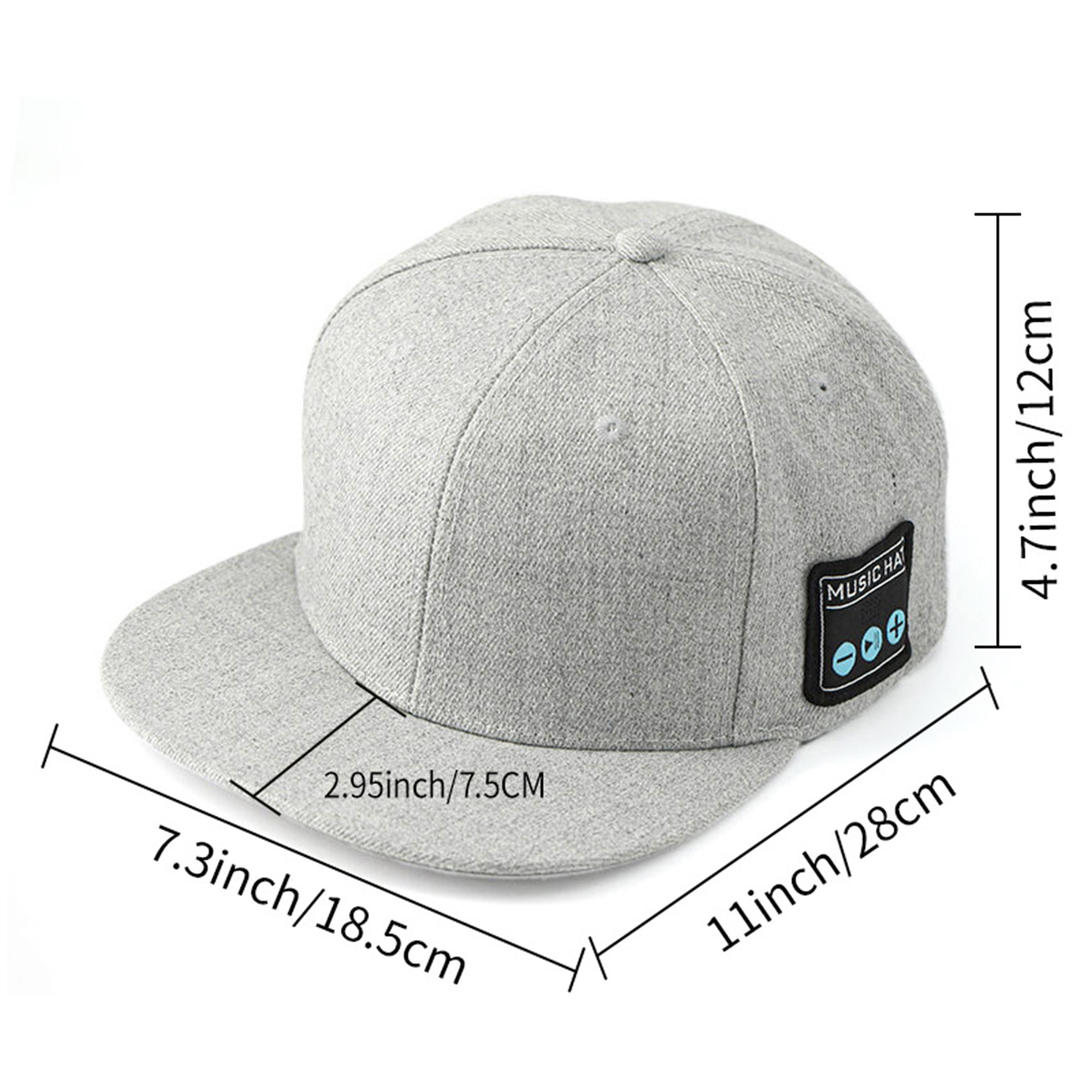 Stylish Wireless Speaker Hat with Built-in Dual Speakers 4
