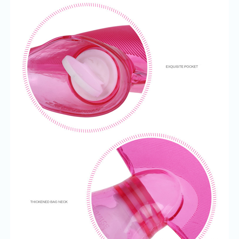 2000ml Transparent Hot Water Bottle Hot Water Bag 8
