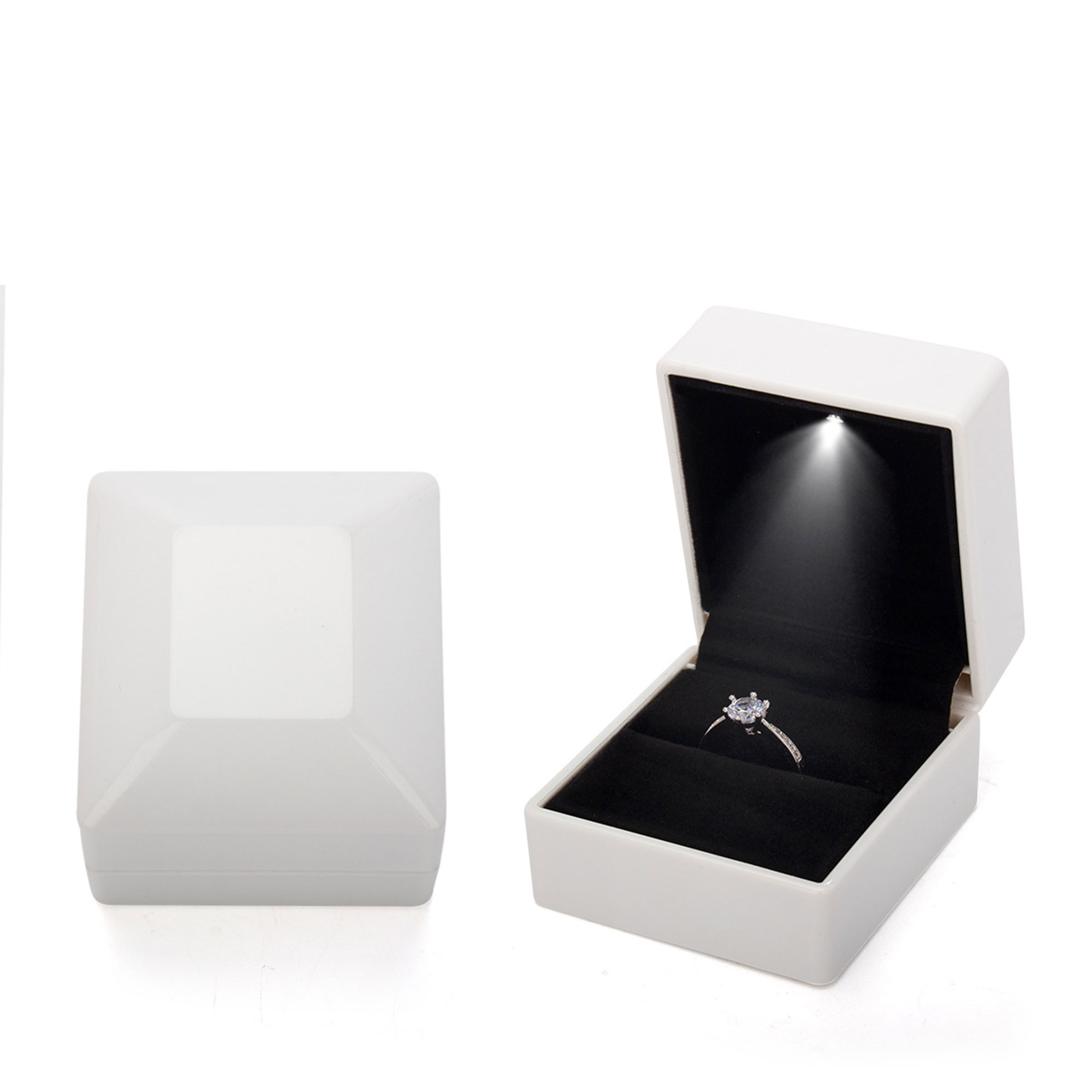 LED Light High-end Jewelry Ring Box 6