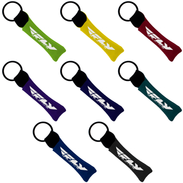 Neoprene Lip Balm Sleeve Pocket with Sewn Split-Ring