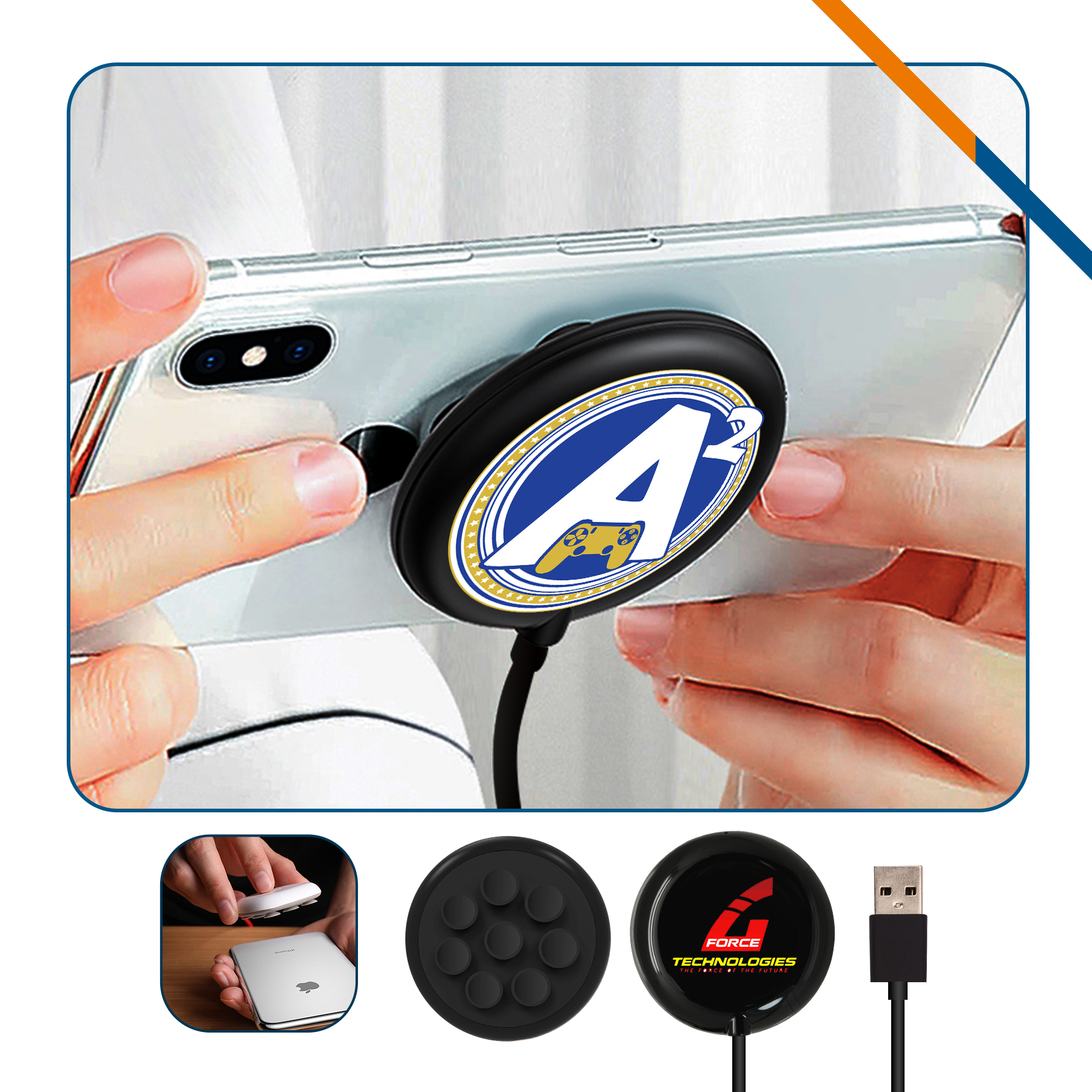 Mini Suction Wireless Charger 2