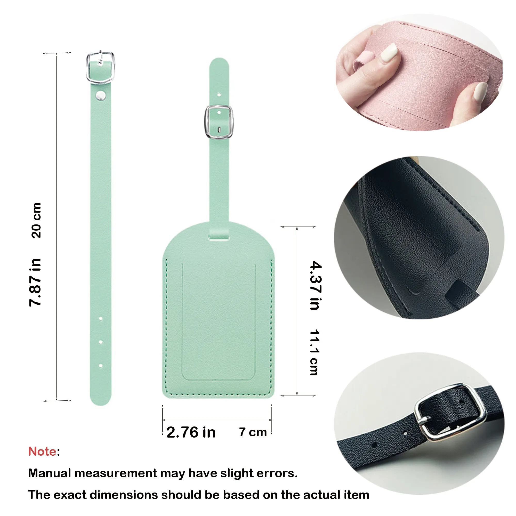 Luggage Tag with Lanyard and Card Paper 2
