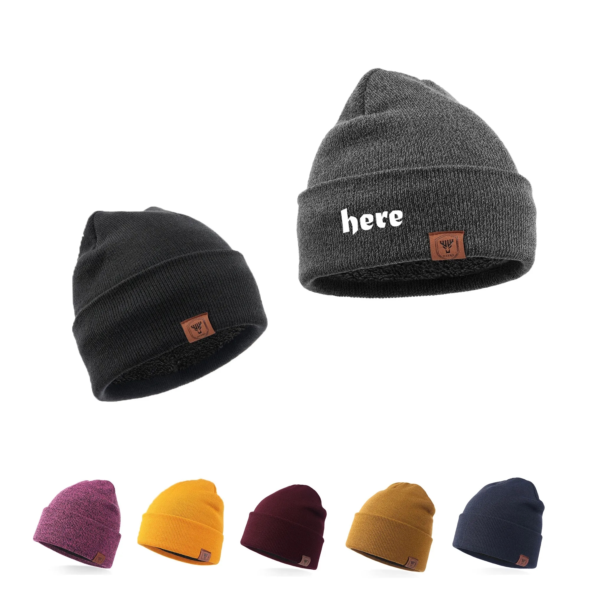 Warm Soft Solid Beanie Knit Hat Winter Hat 6