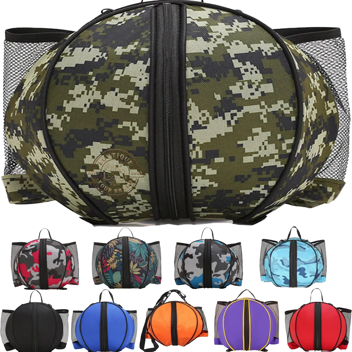 Adjustable Waterproof Basketball Bag With Shoulder Strap 3