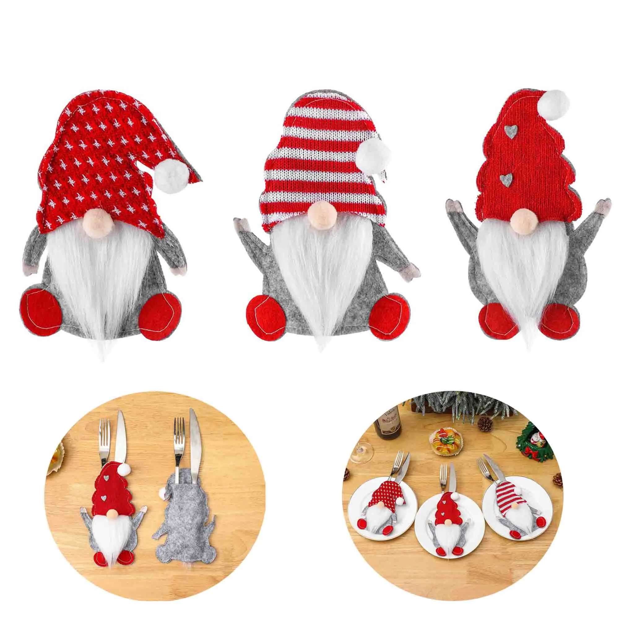 Christmas Fork Knife Pocket Holder 2