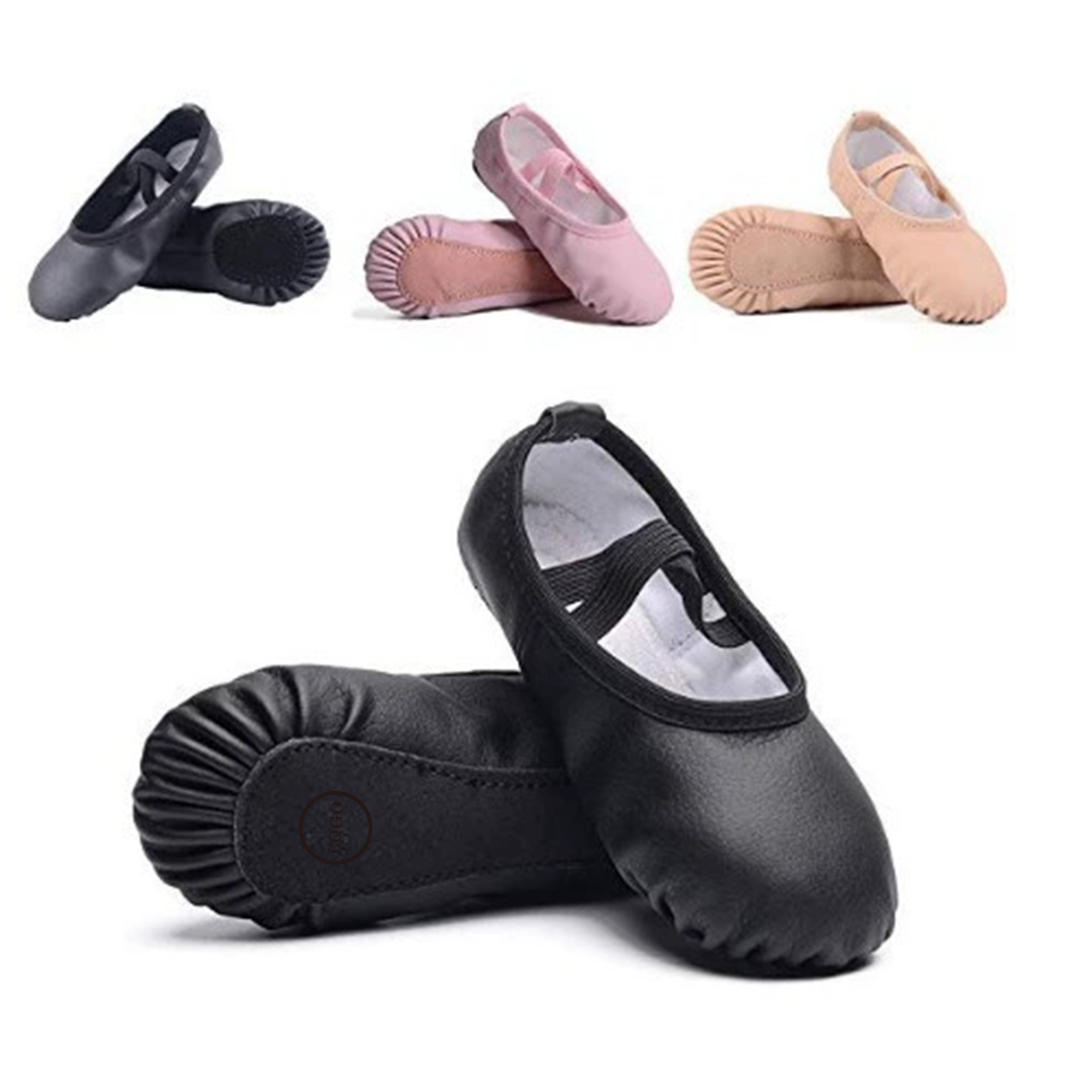 Professional Leather Sole Ballet Shoes 2