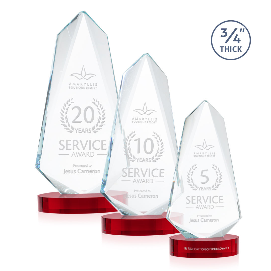 Sheridan Award on Alberton Base - Red 4