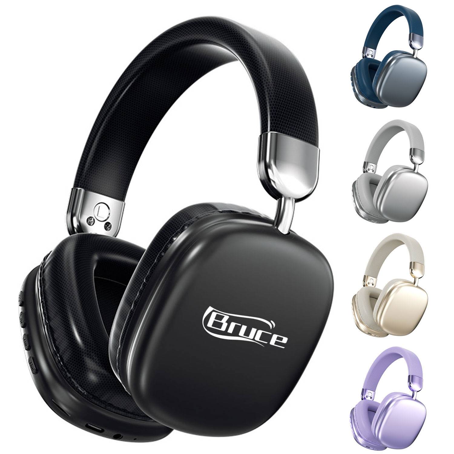 Adjustable Noise-Canceling Wireless Bluetooth Headphones 2