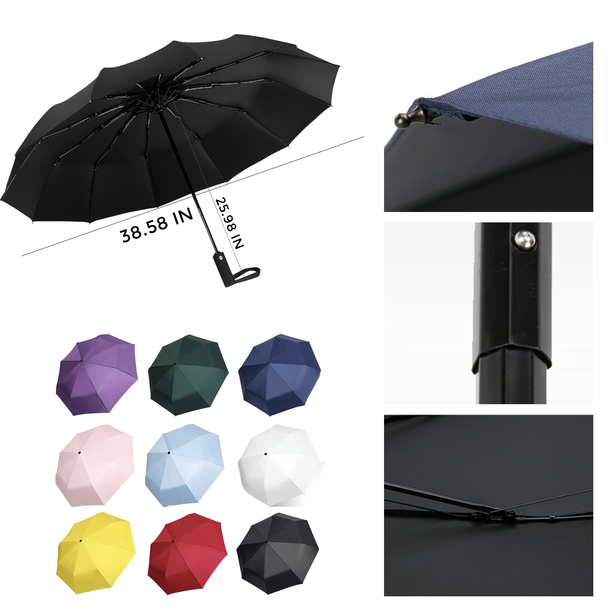 MOQ 10 PCS Light - weight Folding Umbrella 2