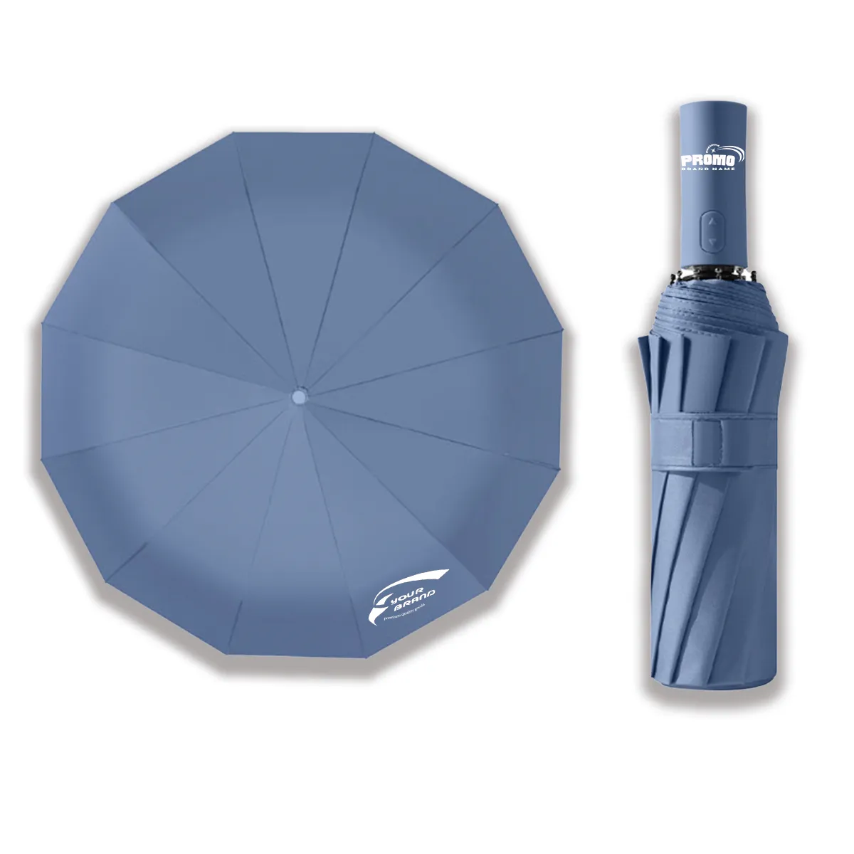 Portable Windproof Fully Automatic Folding Umbrella 1