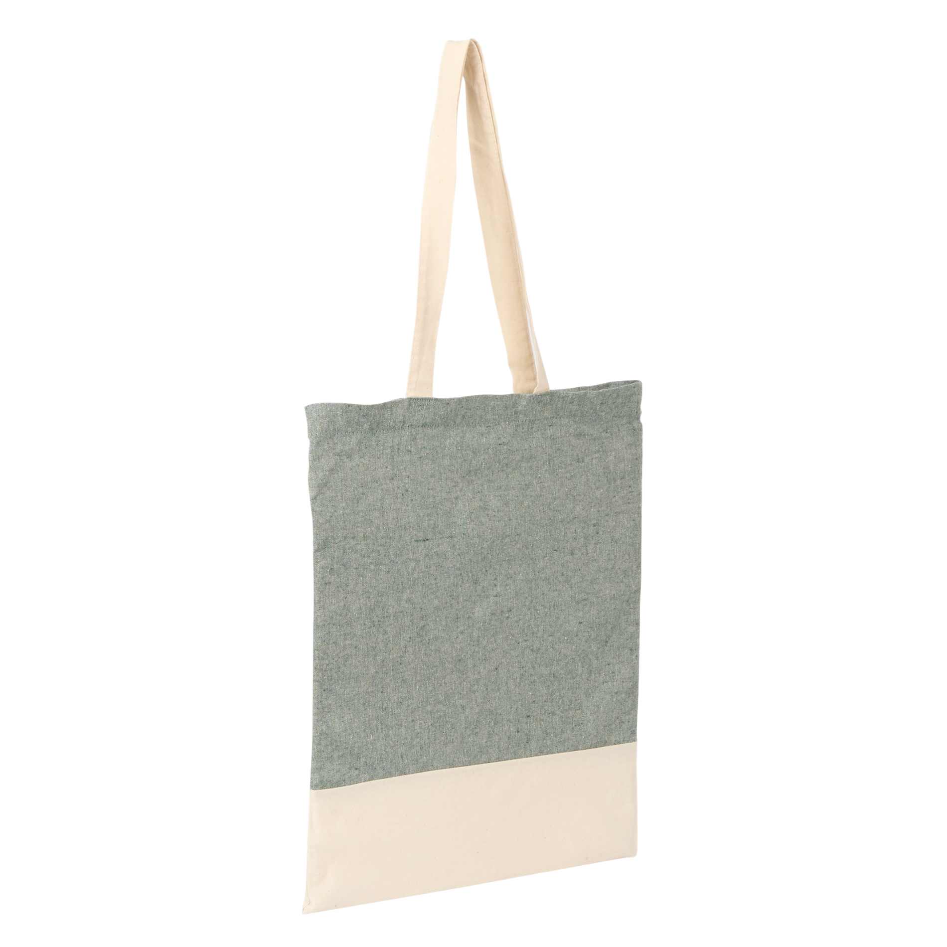 Split Recycled 5oz Cotton Twill Convention Tote 58