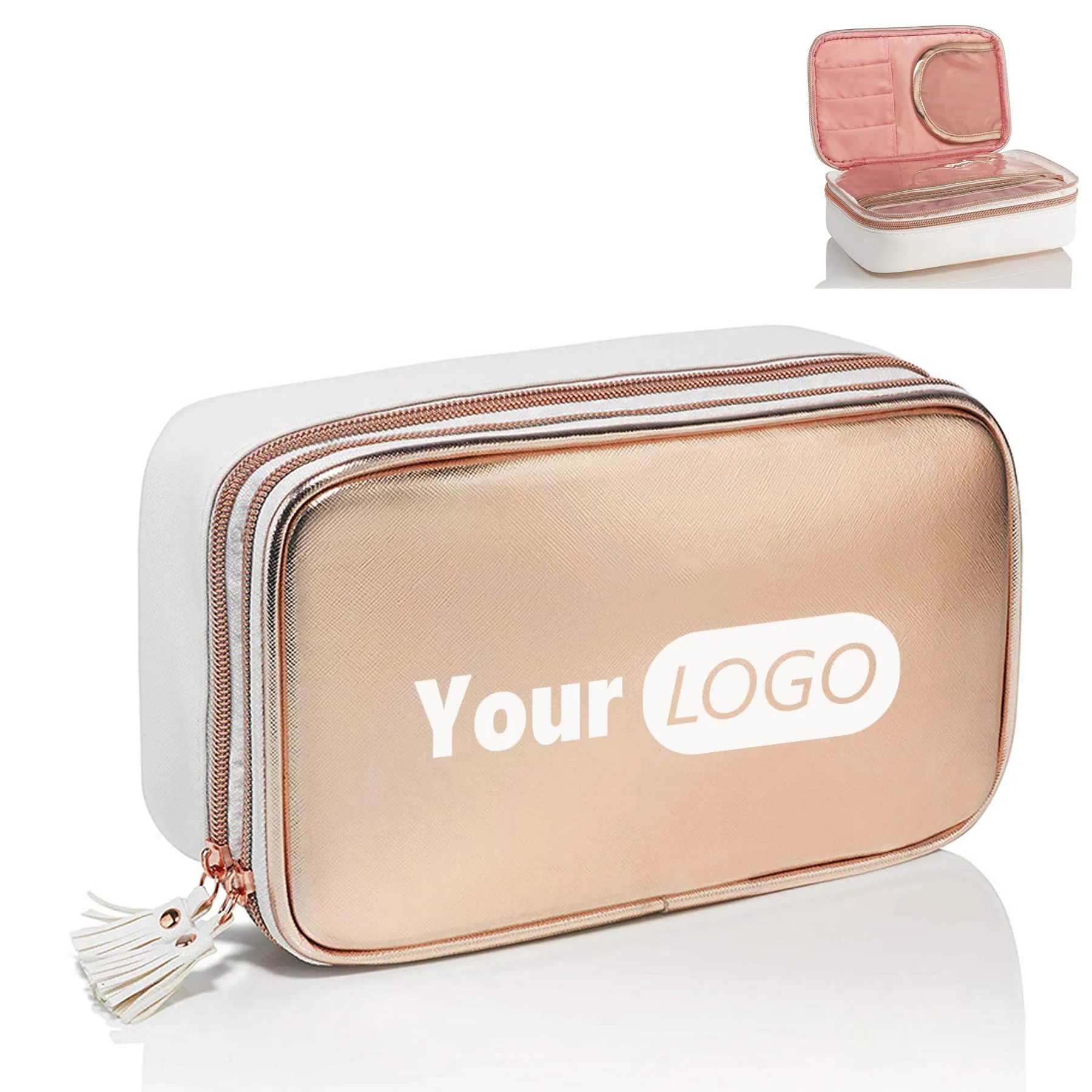 Double Layered Cosmetic Bag 3
