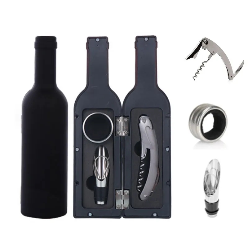 Wine Bottle Opener Set Corkscrew Screwpull Accessories Kit 1