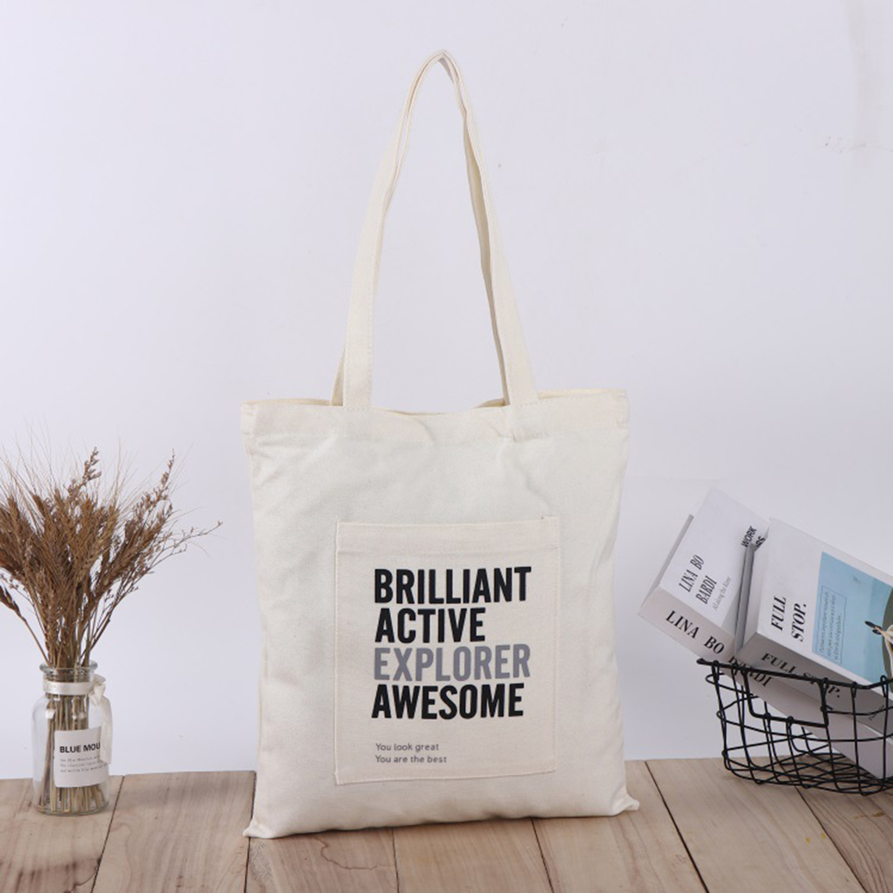 Reusable Canvas Tote Shopping Bag 2