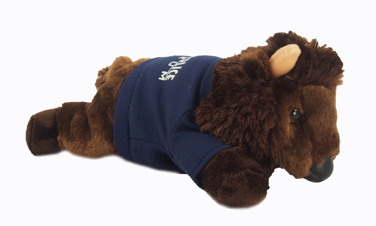 8" Plains Bison with T-shirt and One Color Imprint 2