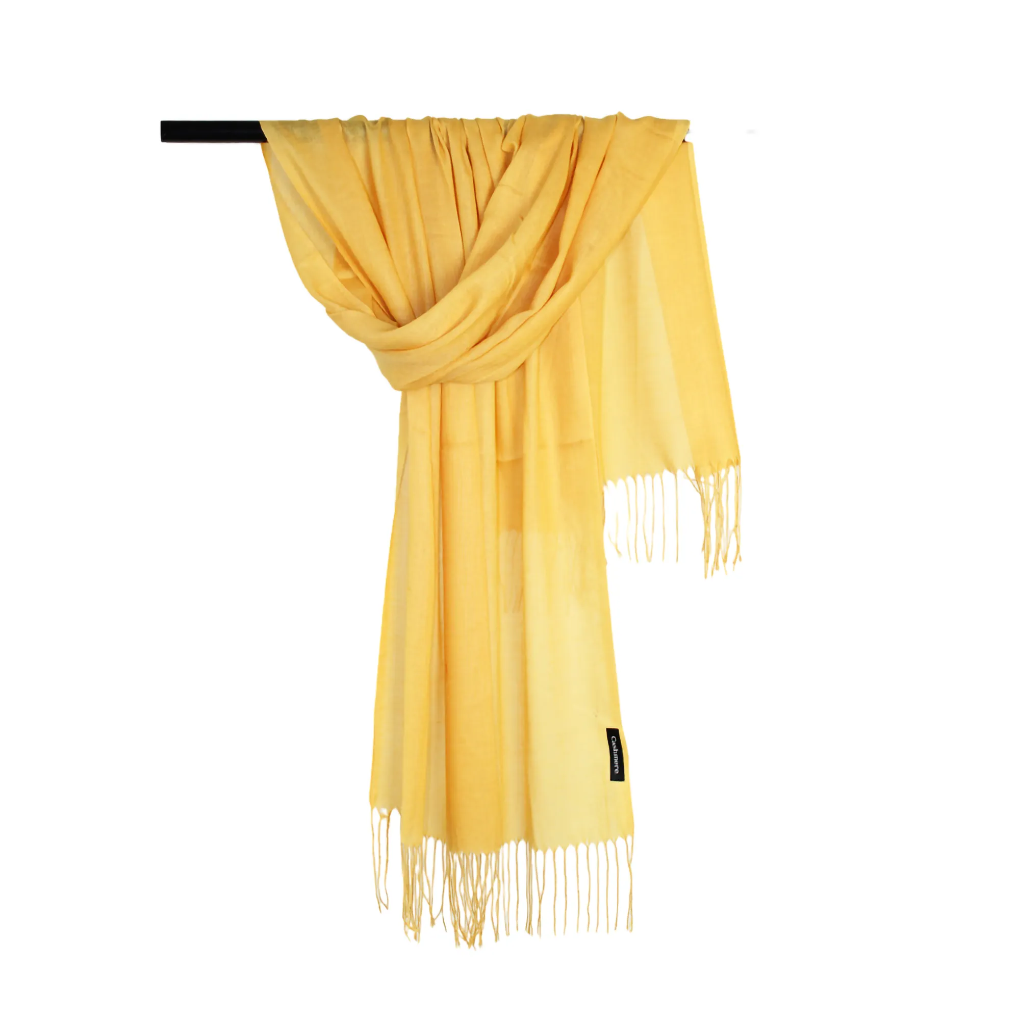 Knitted Polyester Scarf With Tassel 9