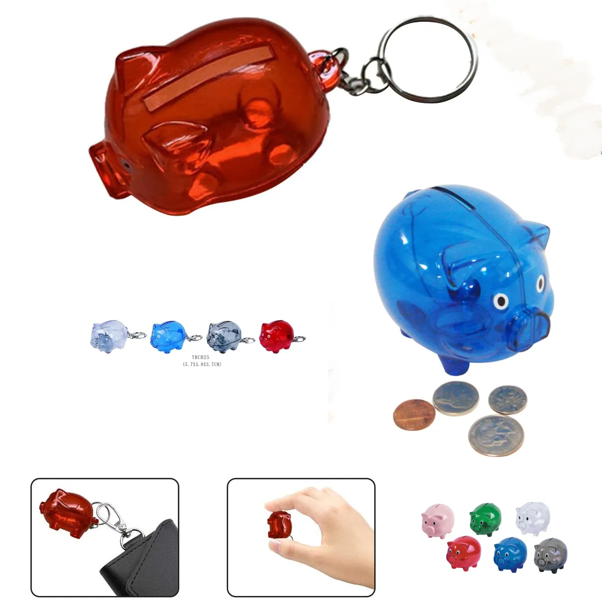 Petch Piggy Bank Keychain 5