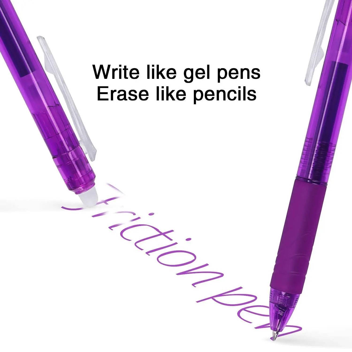 School Plastic Erasable Retractable Ballpoint Pen 5