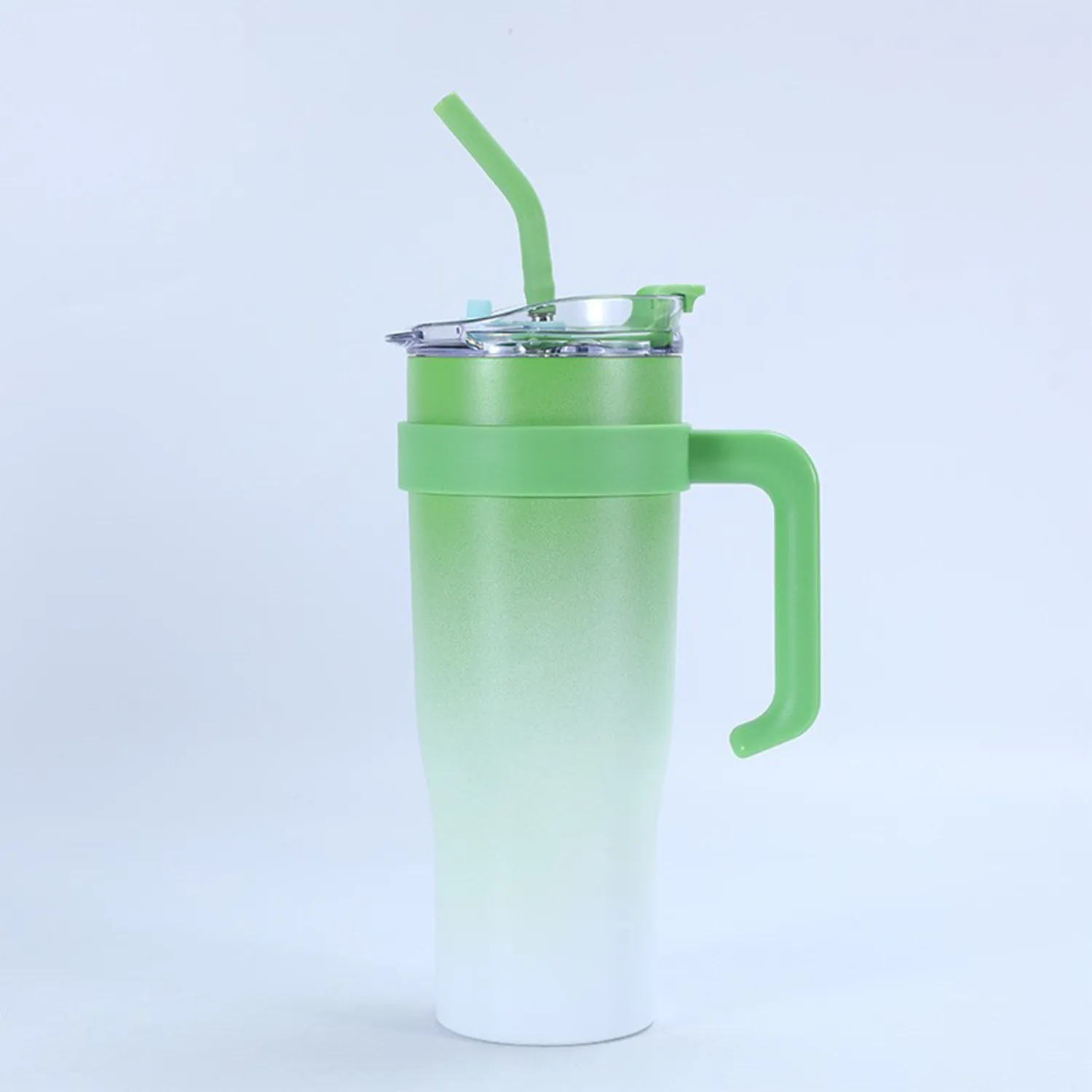 40 Oz Insulated Stainless Steel Cup With Straw 8