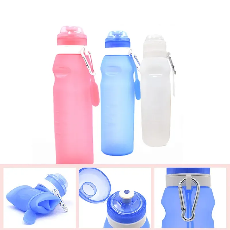 Foldable Silicone Water Cups for Outdoor Sports 9