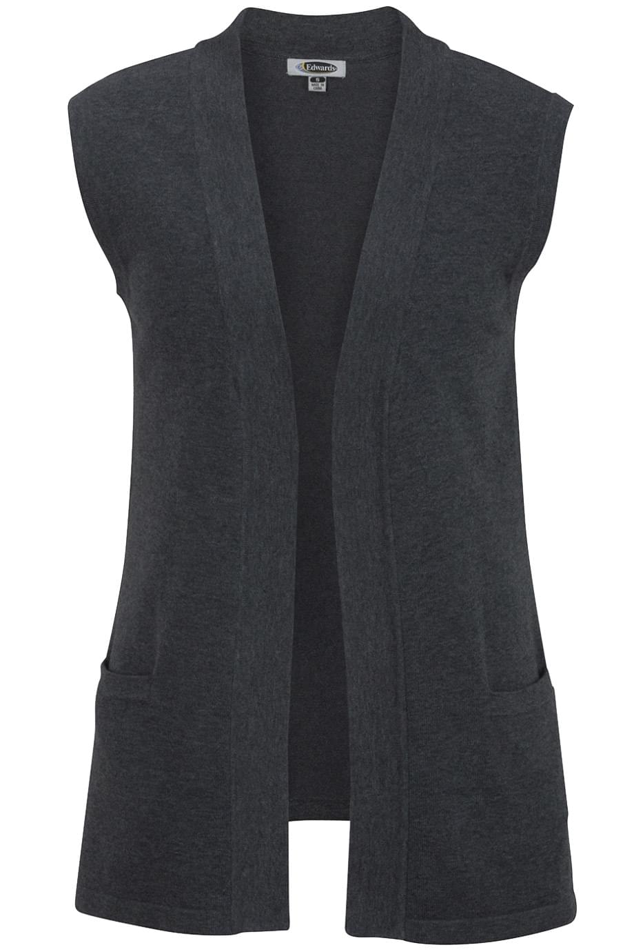 Ladies Open Cardigan Sweater Vest 4