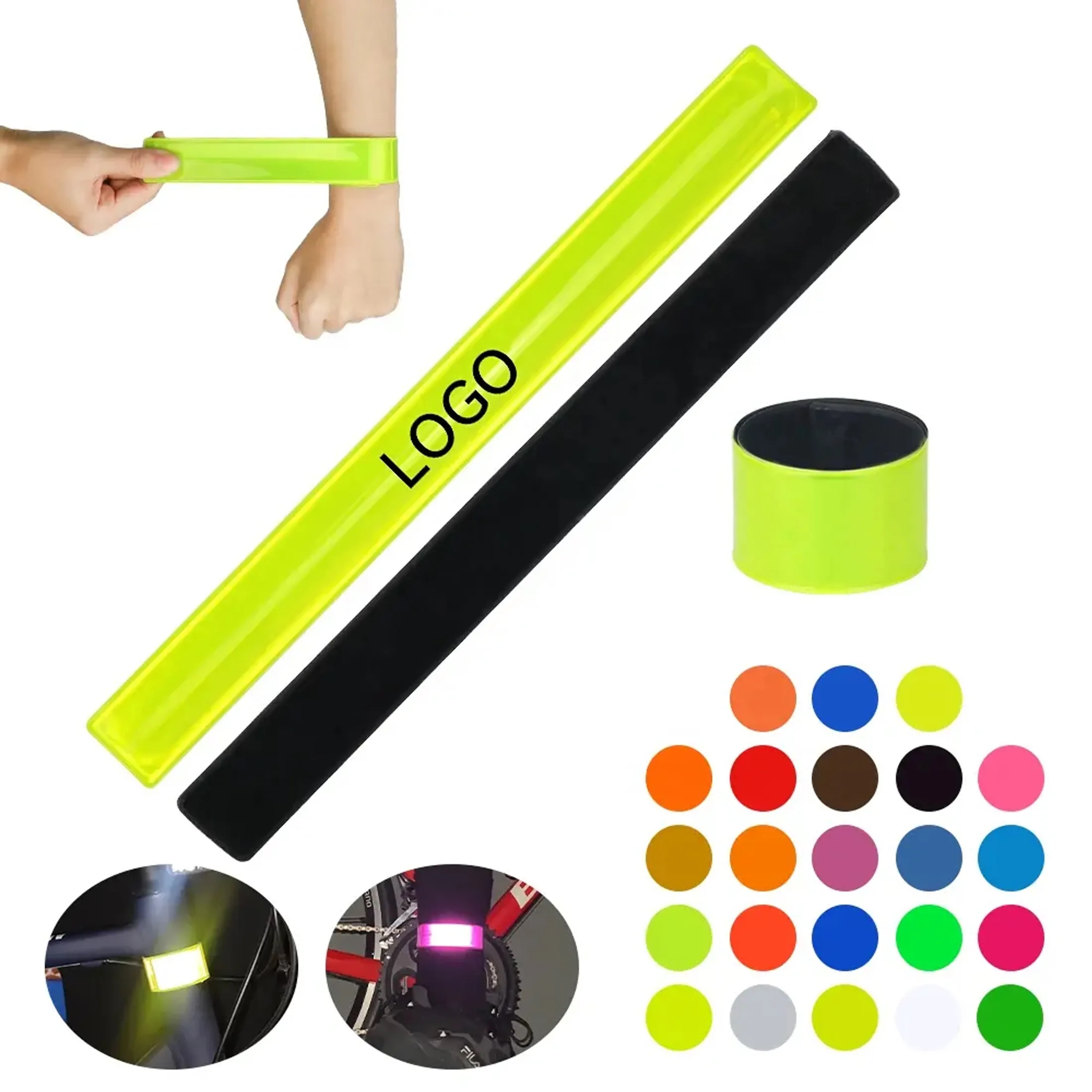 Reflective Safety Slap Bracelet 1