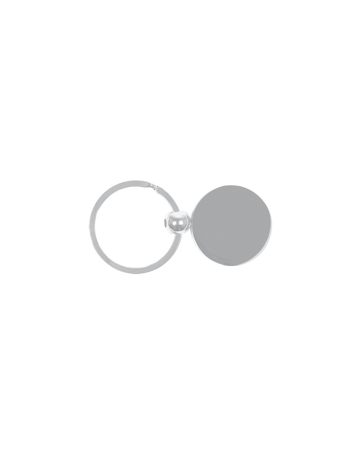 Round Metal Keychain 1