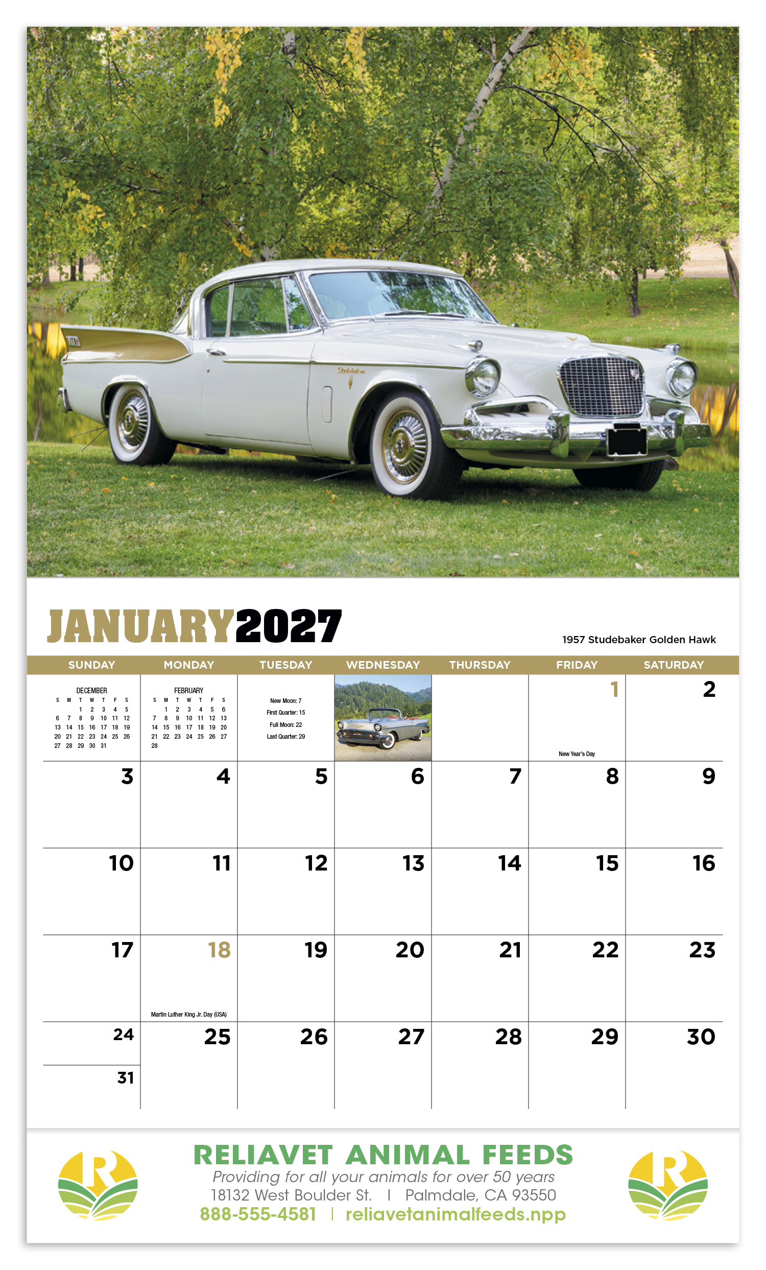 HotLine® Products Highway Memories Appointment Calendar - Stapled 51