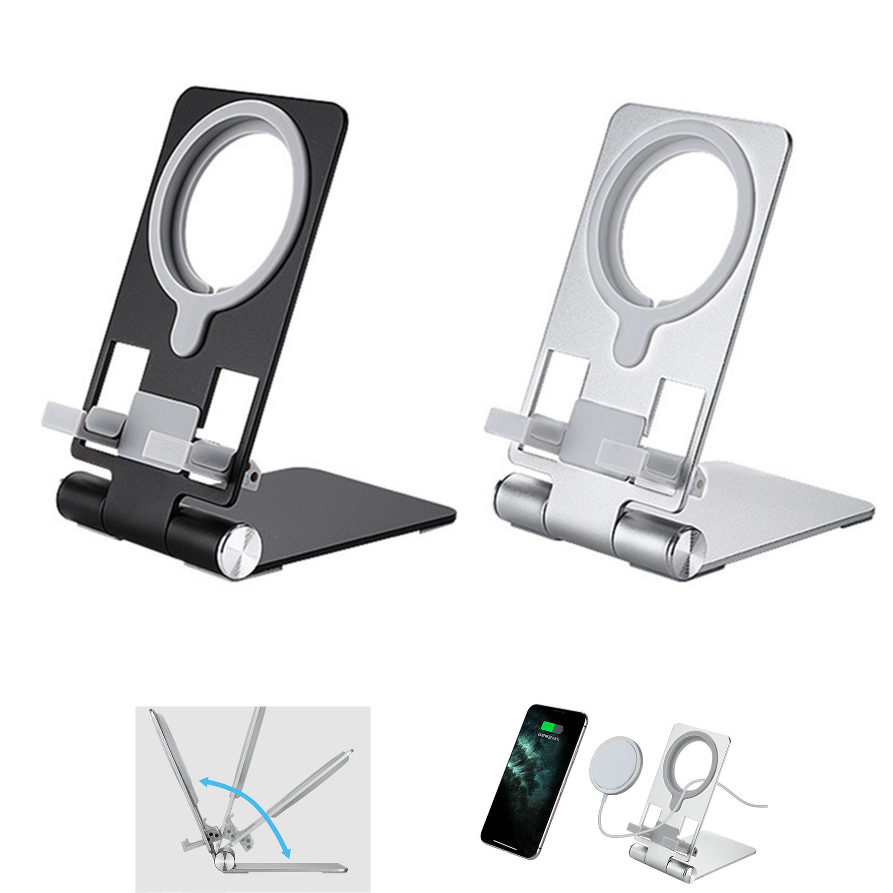 Foldable Phone Holder For Desktop 4