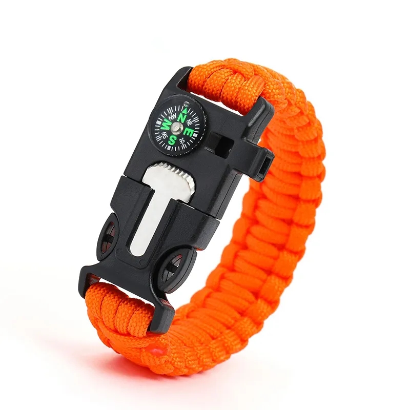 Survival Paracord Bracelet with Fire Starter 5