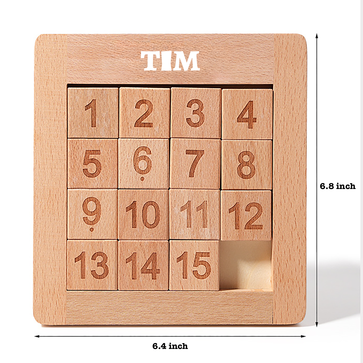 Wooden Jigsaw Puzzle Building Blocks Numbers Ages 3-6 4