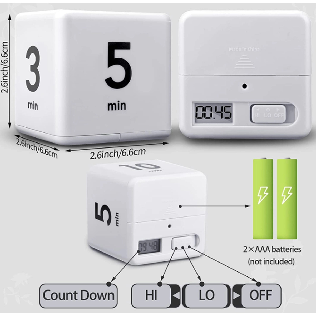 Cube Digital Timer 4
