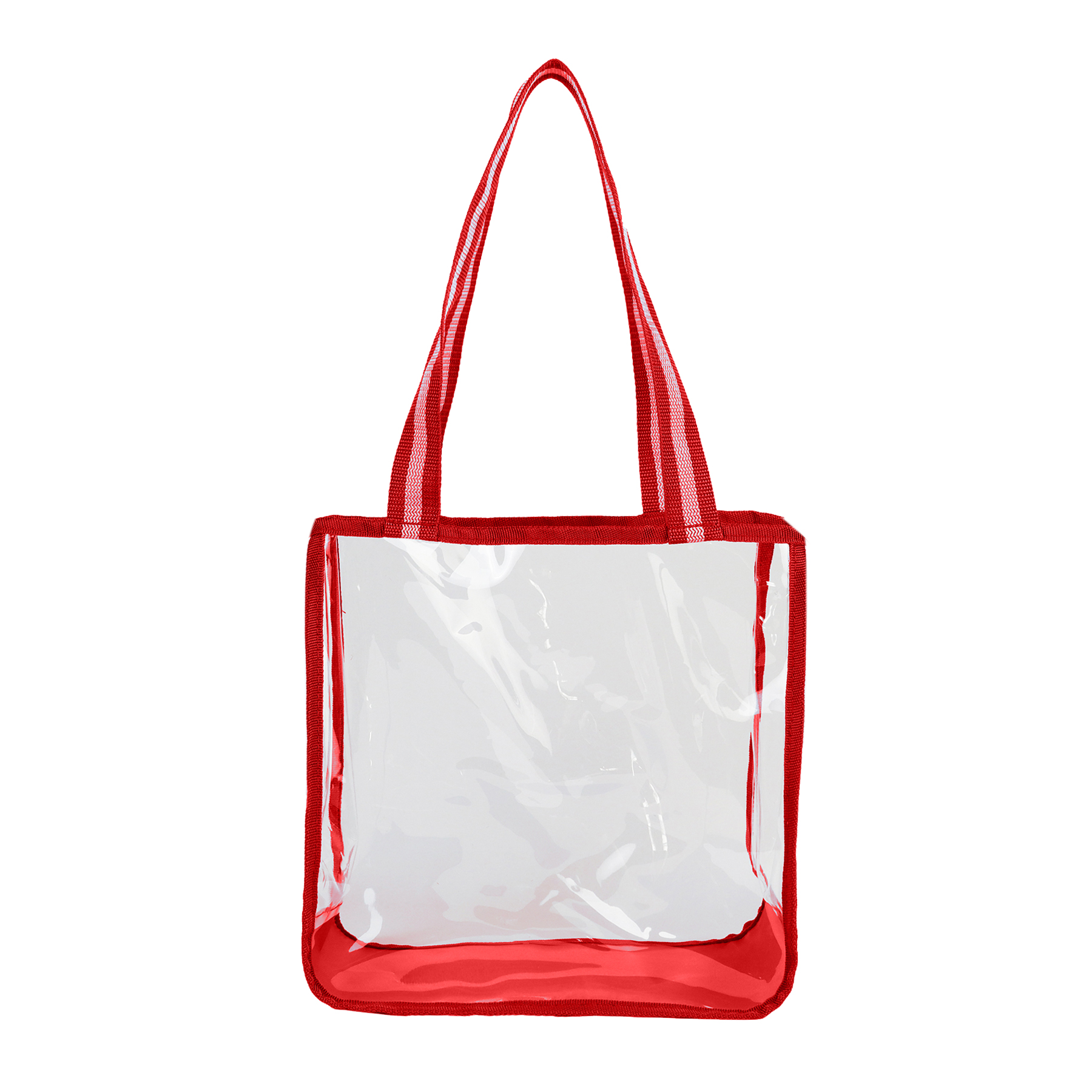 Clear Shopping Striped Tote bag 3