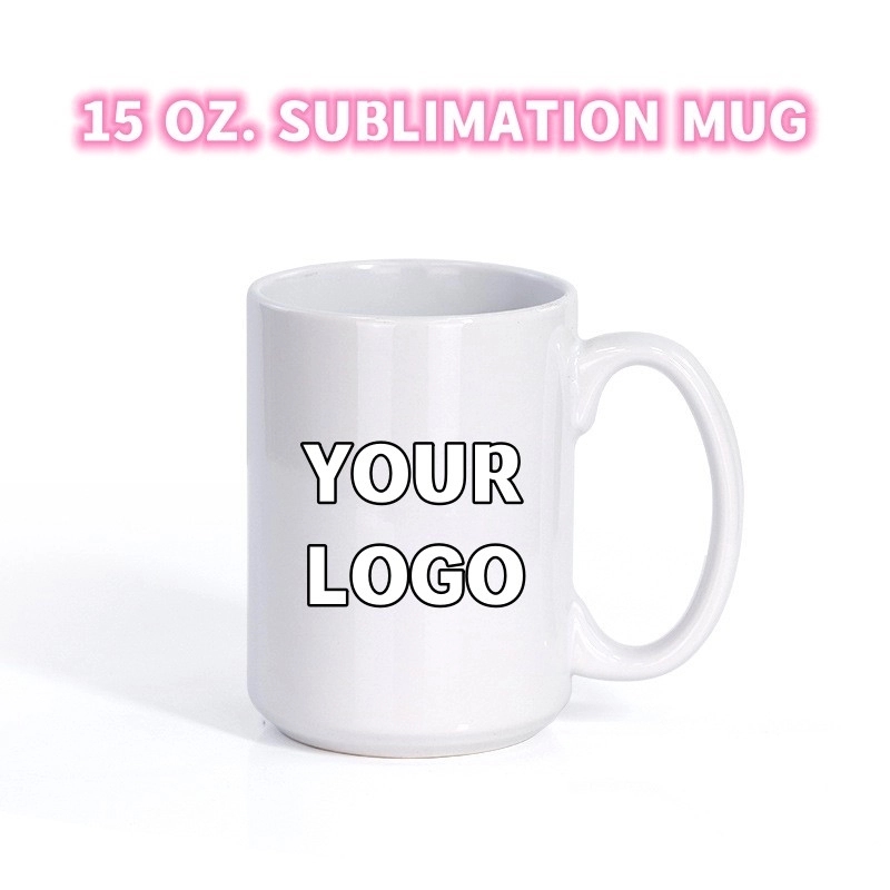 Full Color Sublimated 15 oz. Ceramic Coffee Mug 5