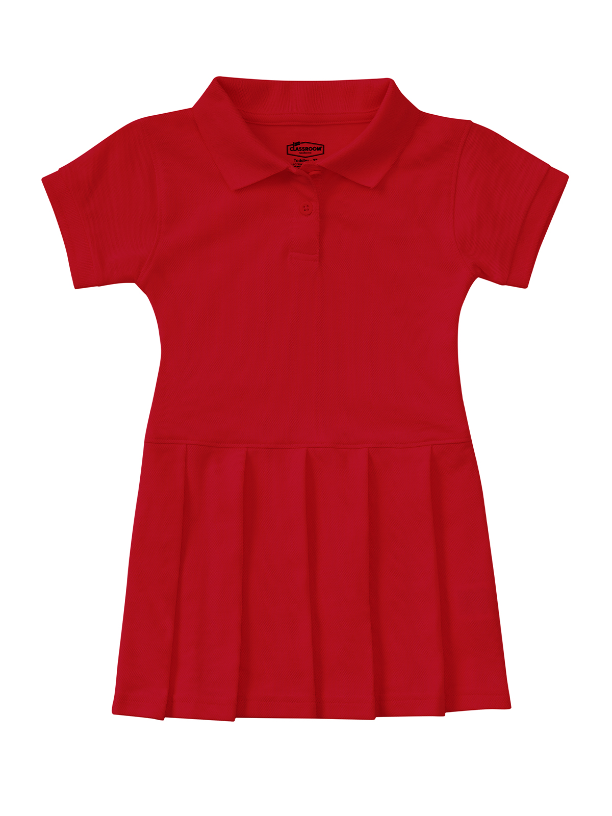 Classroom Uniforms - Girls' Pique Polo Dress for Preschool 7