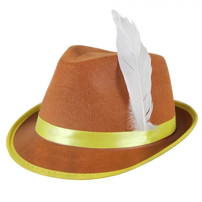 Vintage Jazz Felt Oktoberfest Hat 5