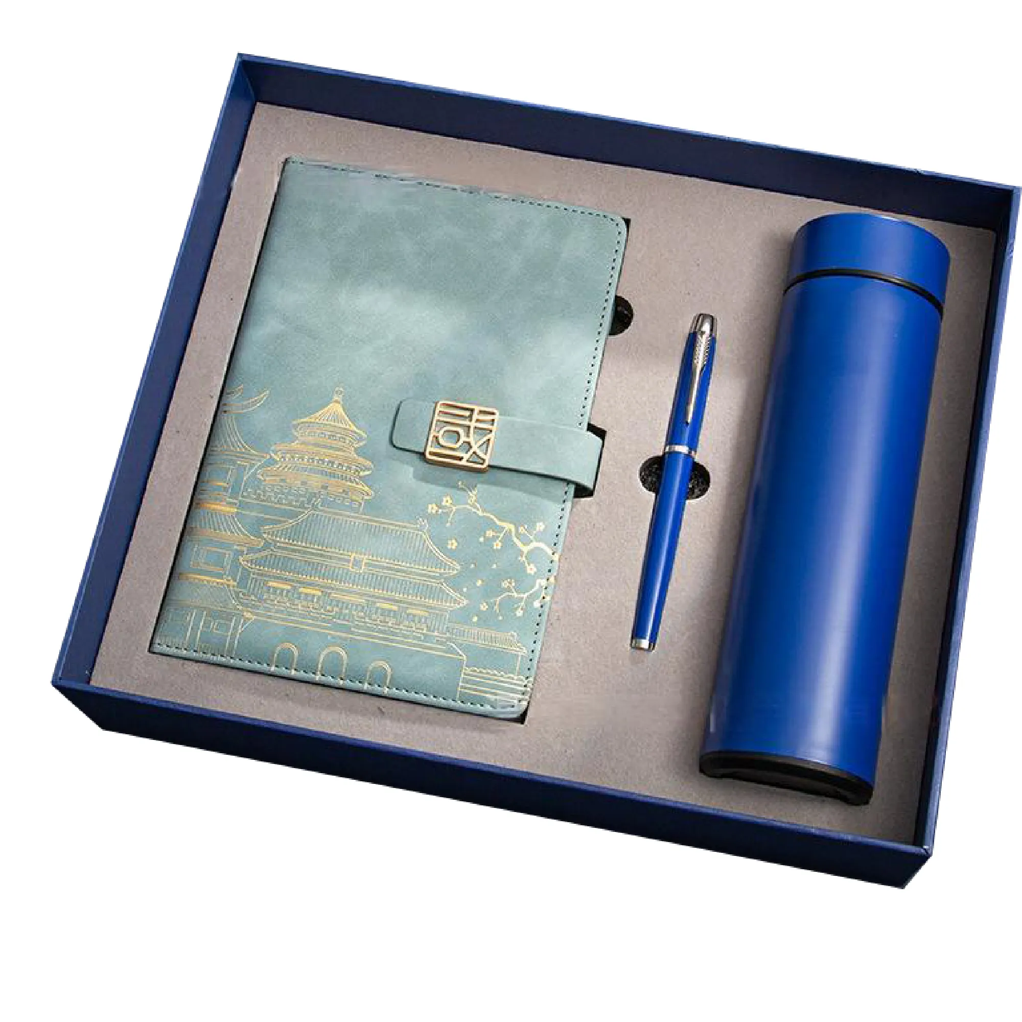 A5 Vintage Chinese Notebook + Pen + Thermos Cup 7