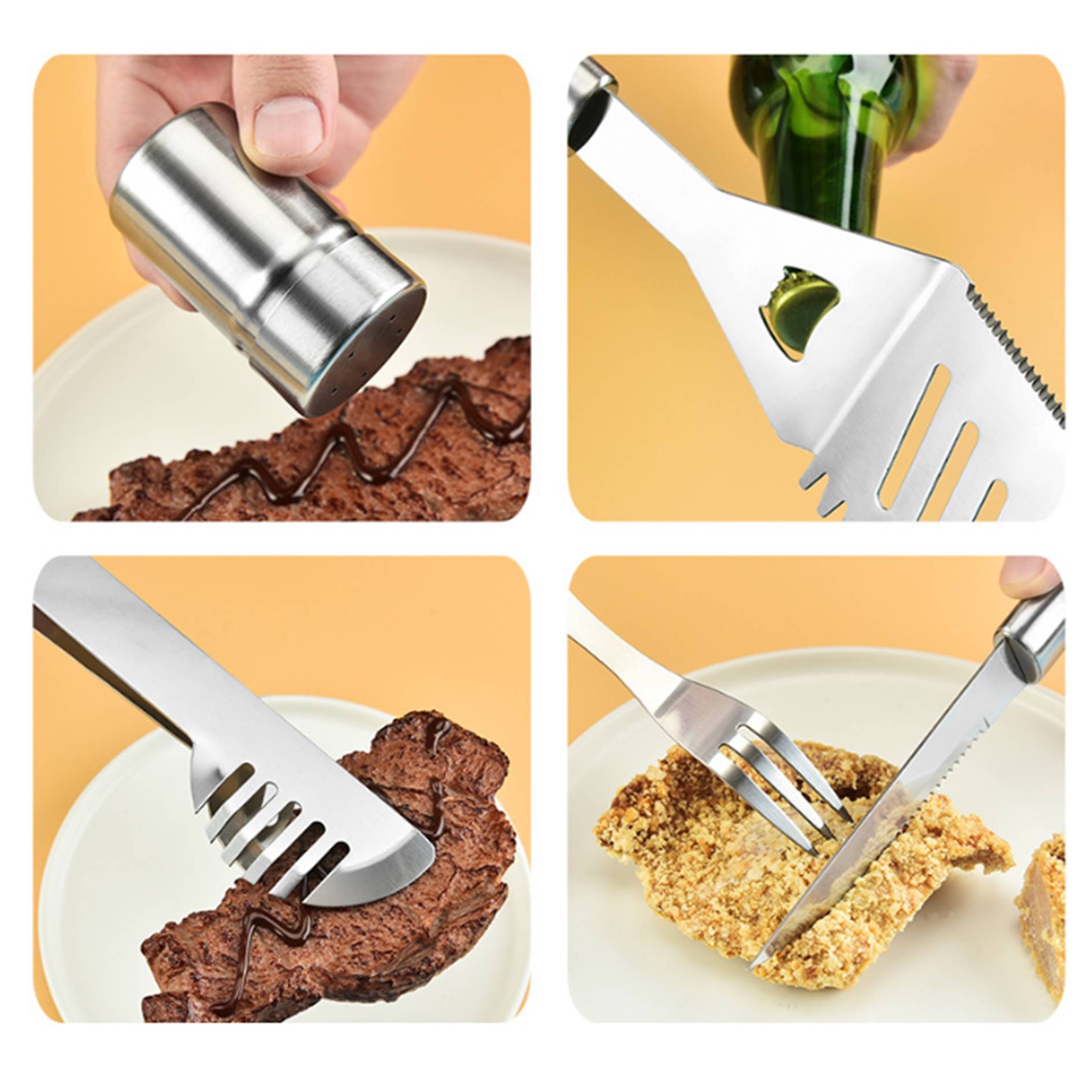 10 Pieces BBQ Tools Set 2