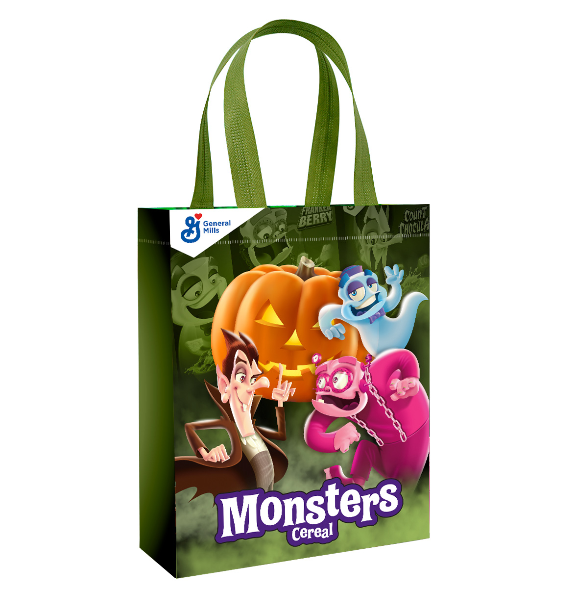 Heat Sealed Full-Color Laminated Non-Woven Gift Bag 9"x12"x4" 1