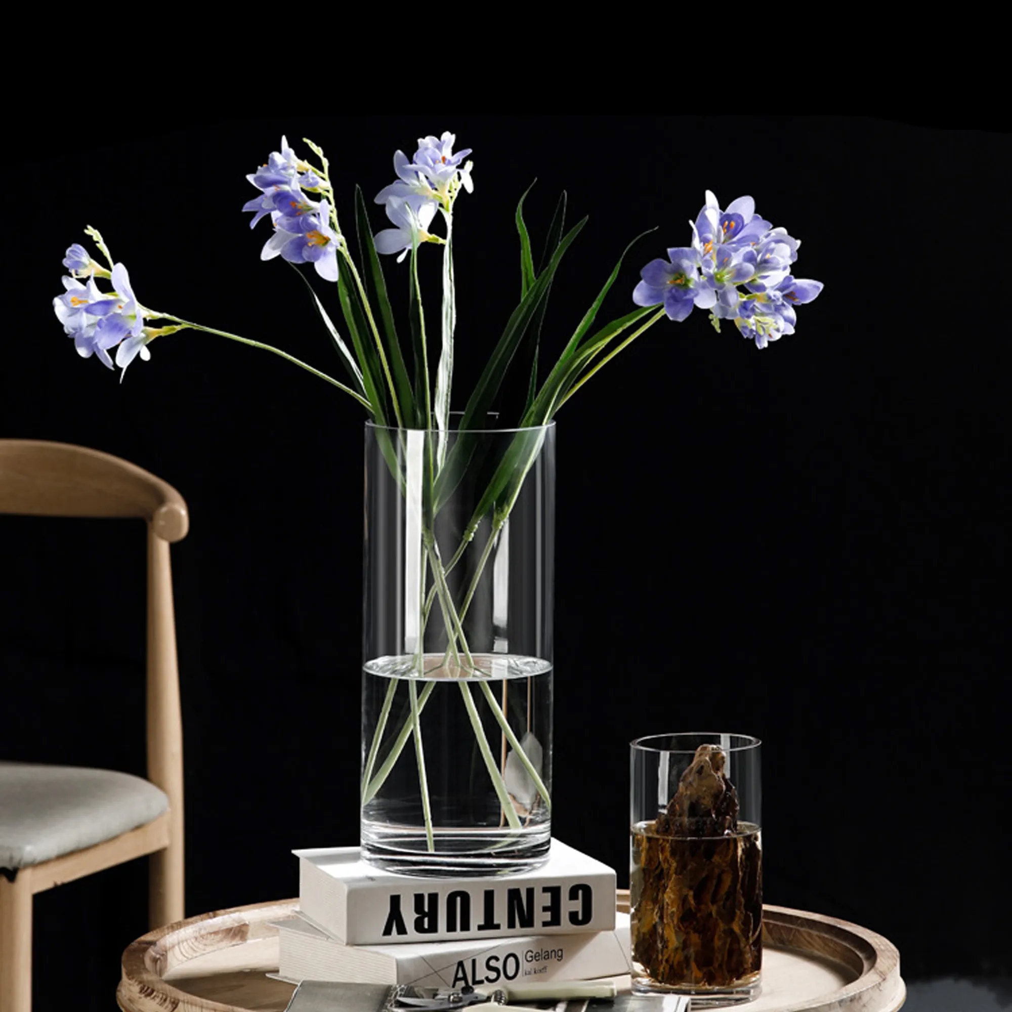 8oz Glass Flower Vases 4