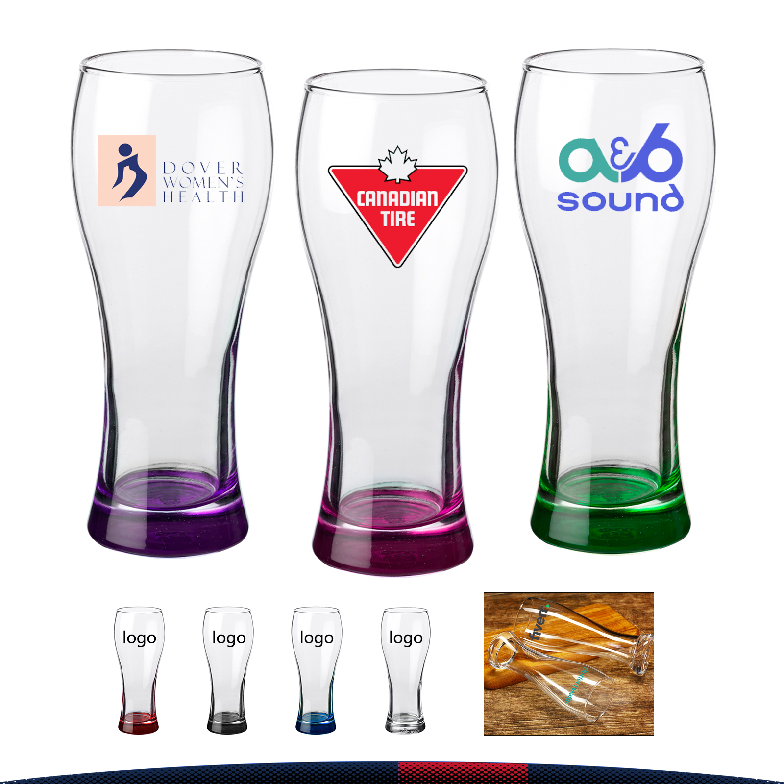 10 Oz. Premium Pilsner Glasses 9