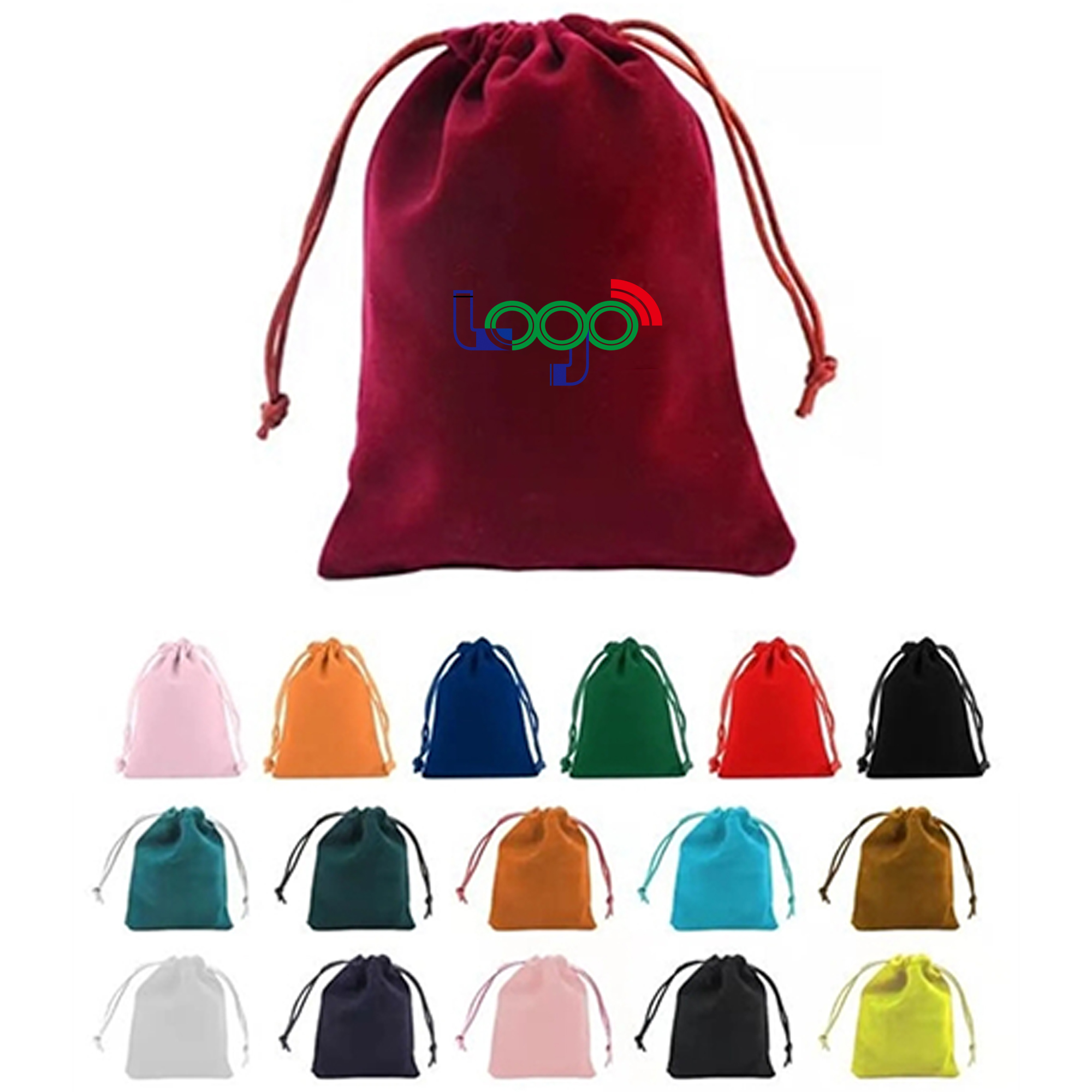 Exquisite Soft Mini Drawstring Jewelry Gift Bag 2