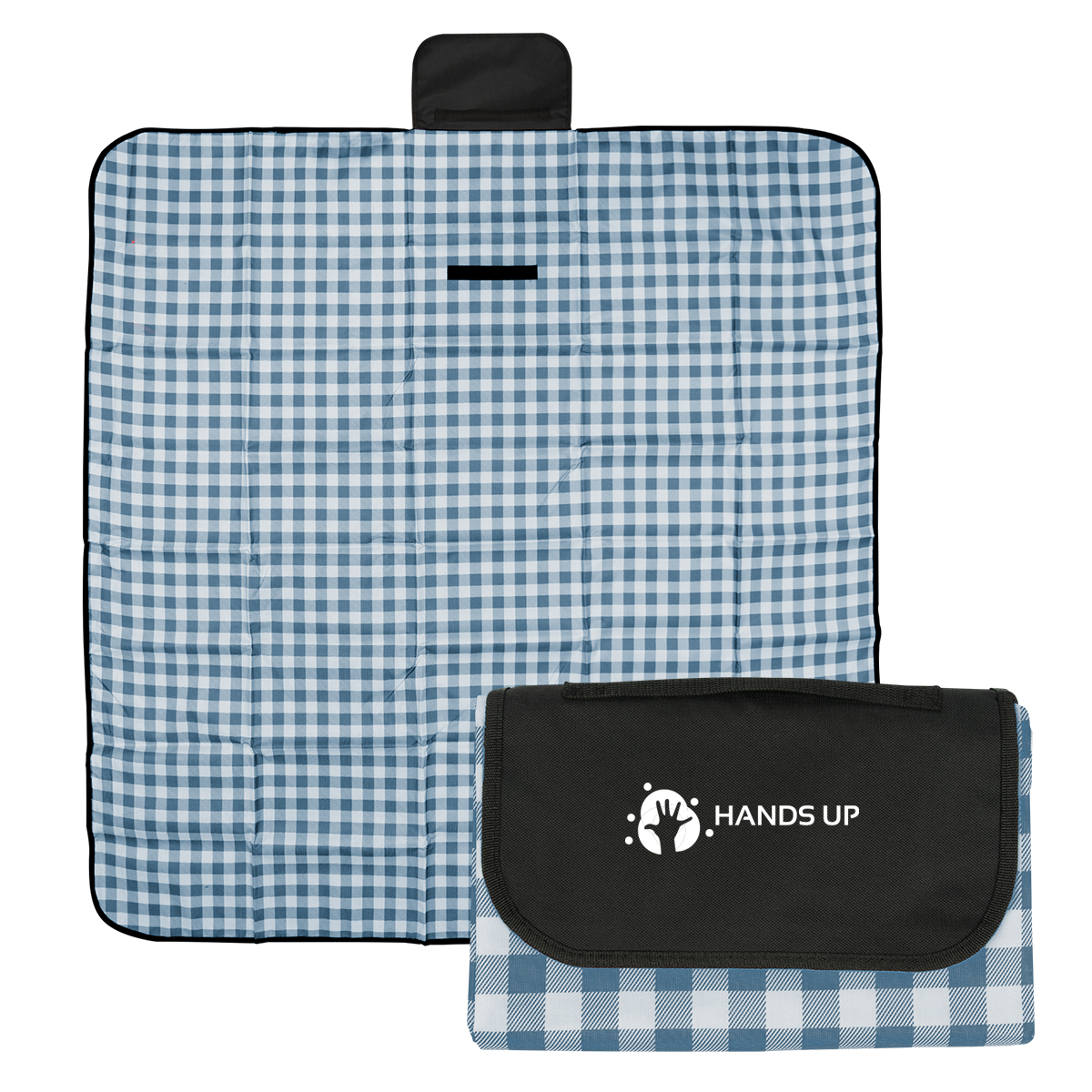 Gingham Roll-Up Picnic Blanket 11